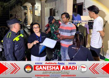 Berkolaborasi Dengan Desa Adat Polsek Denpasar Utara Laksanakan Penertiban Penduduk Pendatang di Desa Peguyangan Kaja