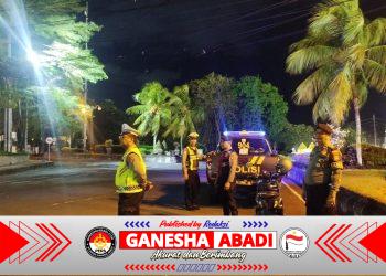Polsek Dentim Tingkatkan Pengawasan Aktivitas Malam Hari Melalui Patroli KRYD di Jalur-jalur Rawan