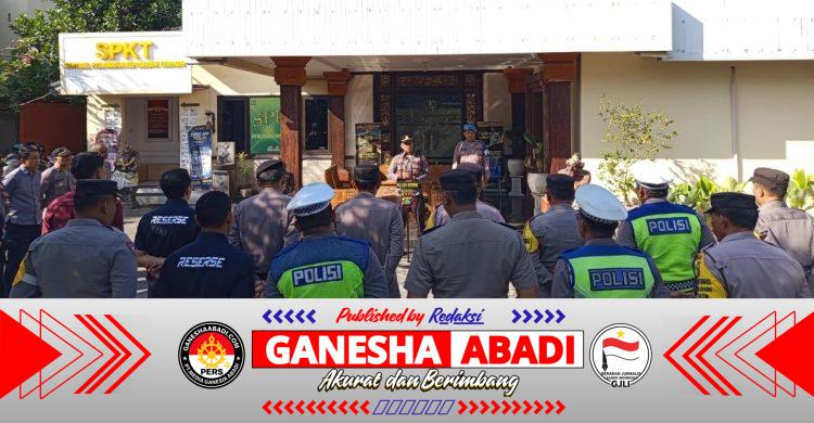 Kapolsek Dentim Tekankan Disiplin dan Profesionalisme Personel Saat Apel Jam Pimpinan