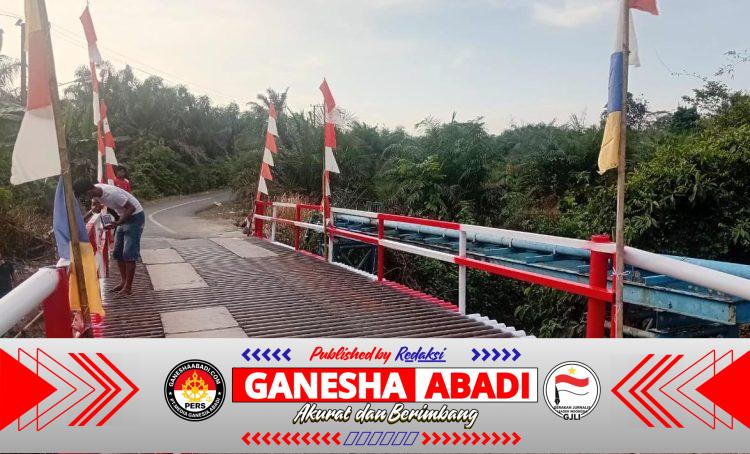 Sambut Hari Bhayangkara ke-80, Polres Musi Rawas Hadir Bangun Jembatan dan Perkuat Akses Warga Jayaloka,,