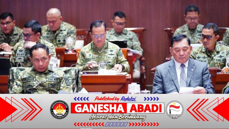 Panglima TNI dan Menhan RI Hadiri Raker Bersama Komisi I DPR RI