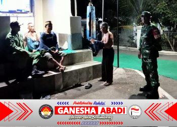 Koramil 01/Wonogiri Kota Intensifkan Patroli Malam Demi Ciptakan Lingkungan Aman dan Kondusif