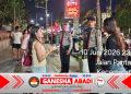 Patroli Dialogis Sat Pamobvit Polresta Denpasar Perkuat Keamanan Kawasan Wisata Pantai Kuta dan Beachwalk pada Malam Hari