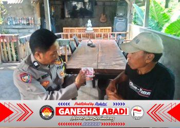 Bhabinkamtibmas Kelurahan Padangsambian Sosialisasikan Layanan Polri 110 kepada Masyarakat