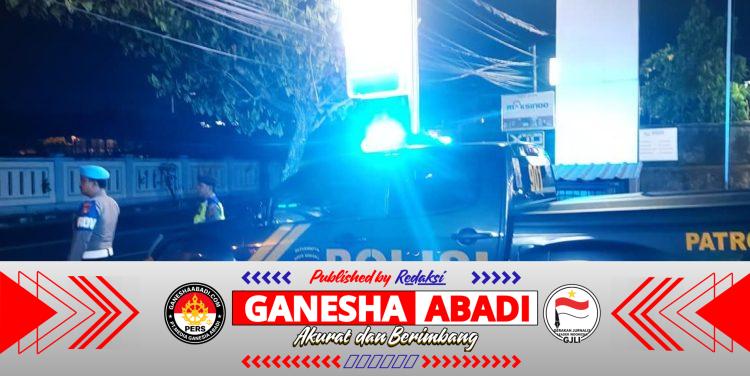 Patroli Subuh Polsek Denpasar Barat , Antisipasi Balap Liar dan Jaga Kamtibmas