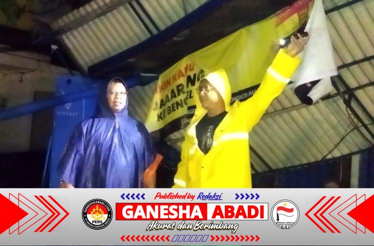 Polsek Denpasar Barat Lakukan Monitoring Dampak Hujan Deras, Pohon Tumbang dan Sejumlah Bangunan Rusak Terpantau
