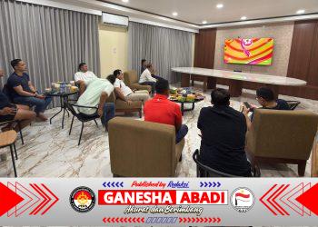 Sambut Piala Dunia 2026, Kapolresta Denpasar Gelar Nobar Dini Hari Bersama Jajaran
