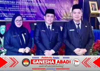 Suasana pelantikan 43 kepsek serta 12 pejabat fungsional pengadaan barang dan jasa