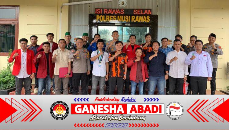 Sinergitas “Nyago Musi Rawas”, Kapolres Sambut Hangat Kunjungan Mahasiswa dan OKP Cipayung,,,,