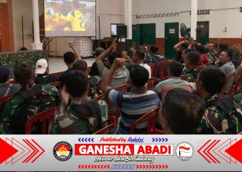 Aula Makodim Wonogiri Sorak Sorai Selimuti Nobar Kebangsaan Piala Dunia 2026
