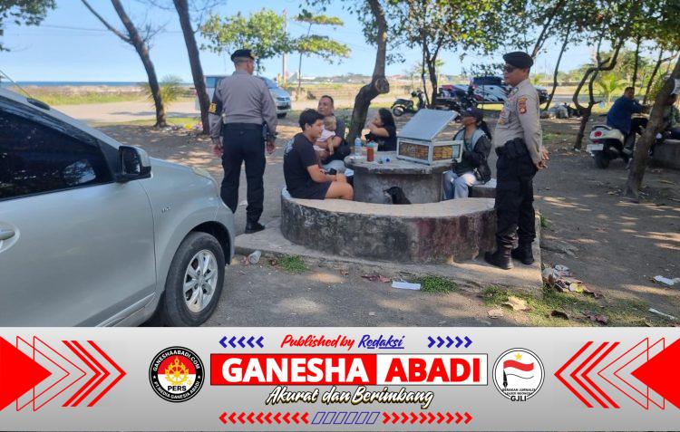 KRYD dan Cooling System di Pantai Padang Galak, Polsek Dentim Cegah Premanisme dan Jaga Situasi Tetap Kondusif