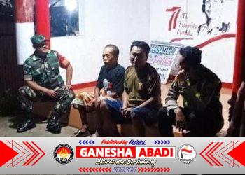 Patroli Malam Anggota Koramil 03/Ngadirojo Ciptakan Rasa Aman di Wilayah