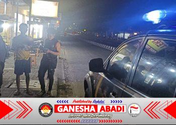 Blue Light Patrol Polsek Dentim, Perkuat Harkamtibmas di Jalur Rawan Gangguan Kamtibmas