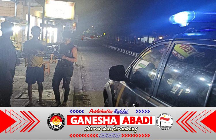 Blue Light Patrol Polsek Dentim, Perkuat Harkamtibmas di Jalur Rawan Gangguan Kamtibmas