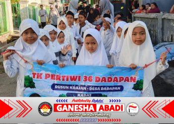 Kirab TK Pertiwi 36 Desa Dadapan Jadi Teladan Pembinaan Karakter Anak Usia Dini di Bulan Muharram