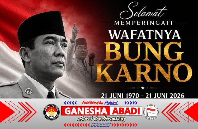 Bangsa Indonesia Peringati 56 Tahun Wafatnya Bung Karno: Warisan Nasionalisme dan Kedaulatan Terus Dijaga