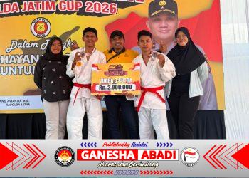 Tunjukkan Semangat Juang Bhayangkara, Tim Beladiri Polresta Banyuwangi Raih Podium di Kapolda Jatim Cup 2026