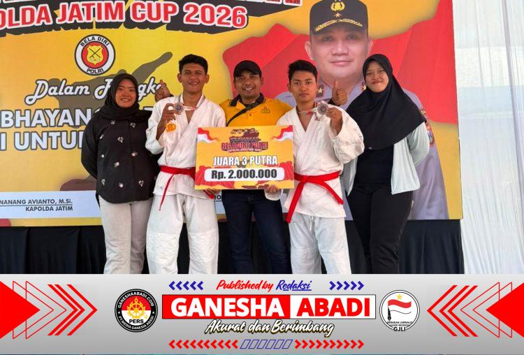 Tunjukkan Semangat Juang Bhayangkara, Tim Beladiri Polresta Banyuwangi Raih Podium di Kapolda Jatim Cup 2026