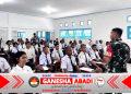 Babinsa Koramil Timika Beri Pembekalan kepada Siswa-Siswi Baru SMA Taruna Timika