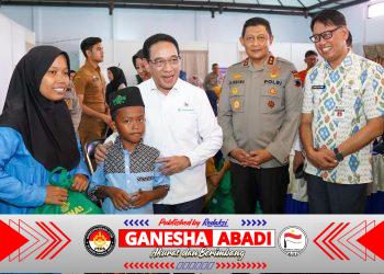 Wamenkes Apresiasi Program Polda Jateng TOSS Presisi Berantas TB Paru Pada Puncak Bakti Kesehatan Hari Bhayangkara ke-80 di Kota Tegal