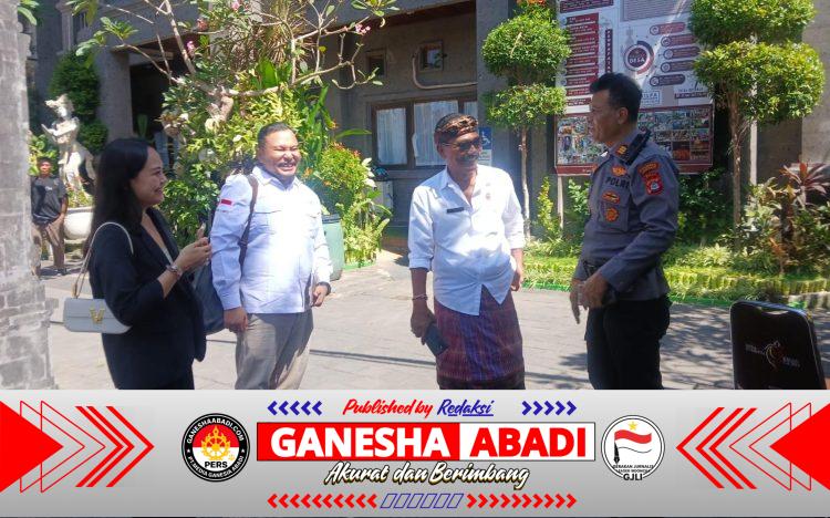 Kapolsek Dentim Gelar Tatap Muka dan Ngopi Kamtibmas Bersama Perbekel Desa Sumerta Kelod