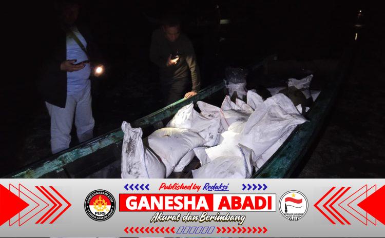 Satlap Tri Cakti dan Satgas Gabungan Selamatkan Kekayaan Negara Rp 1,8 Miliar dari Upaya Penyelundupan Bijih Timah Ilegal