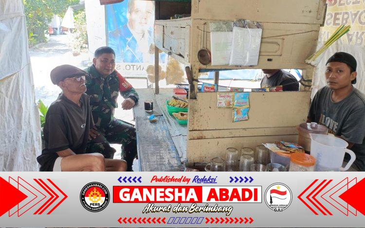 Dari Warung Angkringan, Babinsa Kratonan Bangun Kepercayaan Warga Binaan