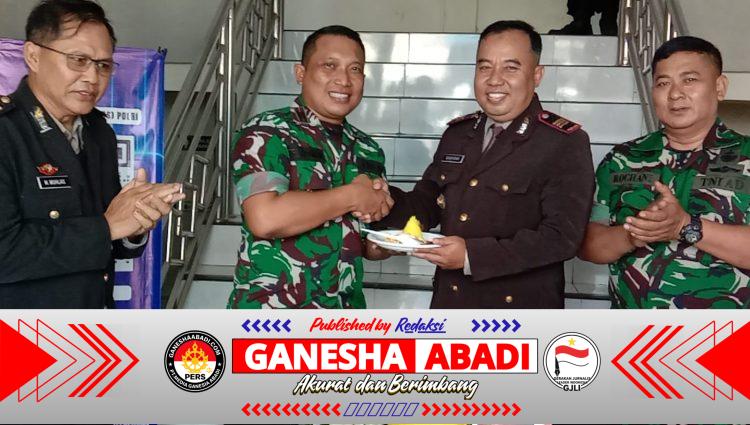 Danramil 03 Serengan dan Anggota Datangi Mapolsek Serengan