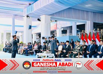 Panglima TNI Hadiri Peringatan HUT Ke-80 Bhayangkara, Perkuat Sinergi TNI-Polri