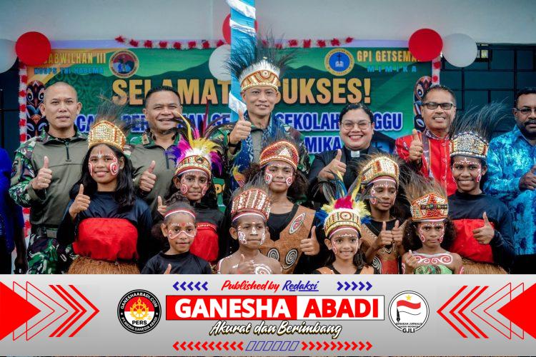 Dulu Beribadah di Teras, Kini Anak-anak Papua Memiliki Gedung Sekolah Minggu Permanen
