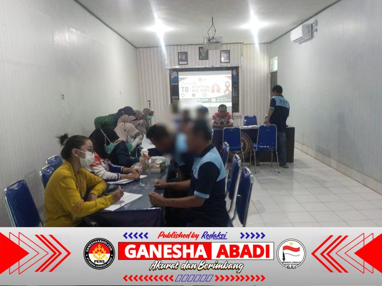 Sinergi Rutan Buntok dan Puskesmas Buntok Laksanakan Skrining Deteksi Dini TB dan HIV/AIDS bagi Warga Binaan