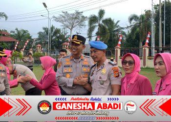 Kapolres Musi Rawas Pimpin Upacara Kenaikan Pangkat 34 Personel: Wujud Apresiasi atas Dedikasi dan Loyalitas.