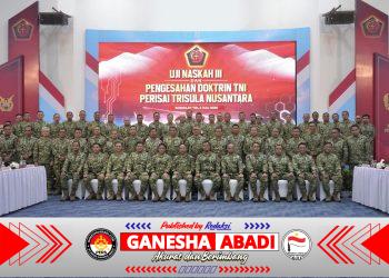 Panglima TNI Pimpin Pengesahan Doktrin “Perisai Trisula Nusantara”, Tegaskan Adaptasi TNI Hadapi Perang Modern*