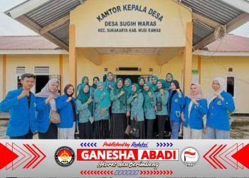 Rapat Bulanan PKK Bersama Mahasiswa KKN UNPARI PGRI Lubuk Linggau.