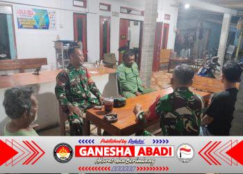 Wujud Nyata TNI Hadir Jaga Keamanan dan Ciptakan Rasa Aman Warga Sidoharjo