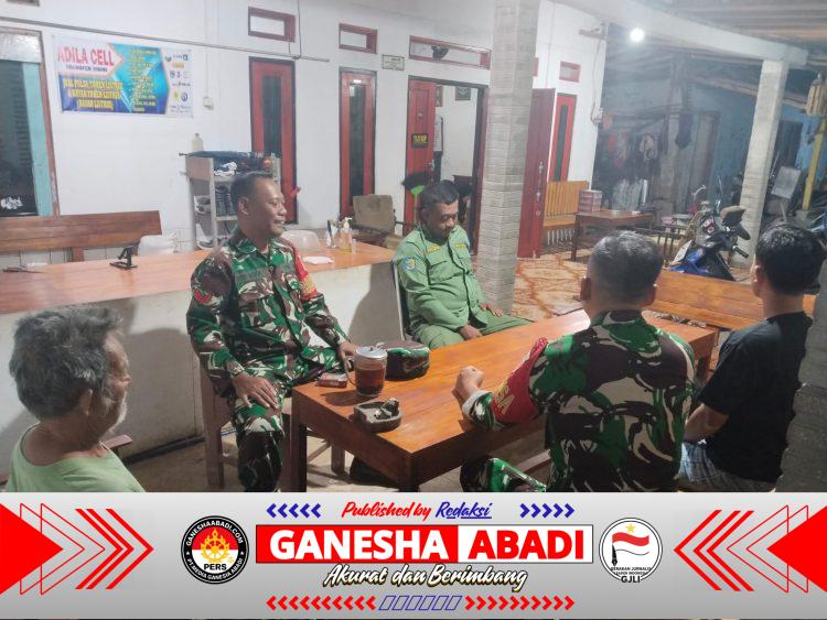 Wujud Nyata TNI Hadir Jaga Keamanan dan Ciptakan Rasa Aman Warga Sidoharjo