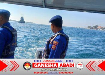 Sat Polairud Polresta Denpasar Laksanakan Patroli Rutin Guna Pantau Situasi Perairan