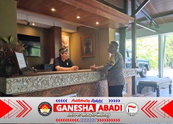 Bhabinkamtibmas Sanur Sambangi Perhotelan, Perkuat Sinergi Jaga Kamtibmas