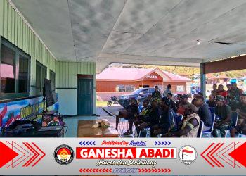 Kodim 1714/Puncak Jaya Gelar Nobar Pertandingan Piala Dunia 2026 di Kab. Puncak Jaya