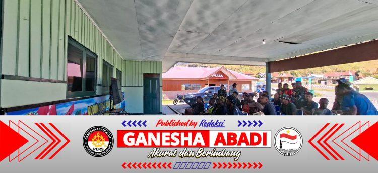 Kodim 1714/Puncak Jaya Gelar Nobar Pertandingan Piala Dunia 2026 di Kab. Puncak Jaya