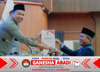 Wakil Bupati Musi Rawas Hadiri Rapat Paripurna DPRD Penyampaian Raperda Pertanggungjawaban Pelaksanaan APBD TA 2025