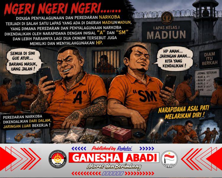 AMI Soroti Dugaan Kaburnya Napi Asal Pati dari Lapas Kelas I Madiun, Desak Investigasi Total dan Copot Pejabat yang Lalai.