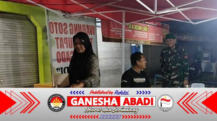 Pastikan Wilayahnya Aman, Babinsa Koramil Selogiri Aktif Patroli Malam Hari