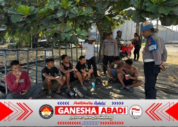 Patroli Sambang Cooling System Polsek Kawasan Pelabuhan Benoa Jaga Keamanan Wilayah