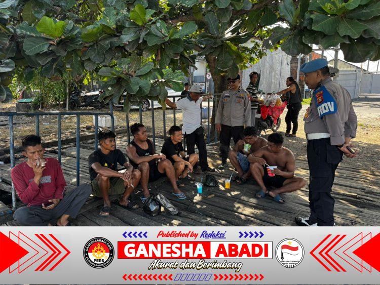 Patroli Sambang Cooling System Polsek Kawasan Pelabuhan Benoa Jaga Keamanan Wilayah