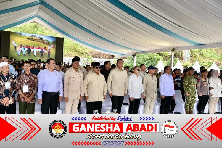 Panglima TNI Hadiri Peresmian Lima Bendungan oleh Presiden RI