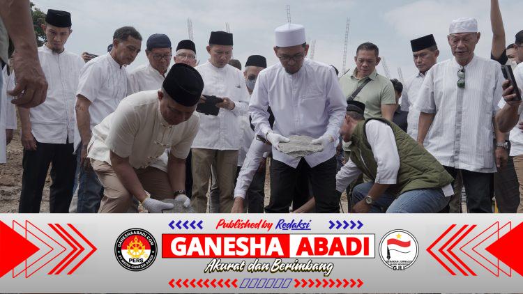 Peletakan Batu Pertama Masjid Al Kautsar, Panglima TNI Dorong Penguatan Nilai Keagamaan dan Kebersamaan Masyarakat