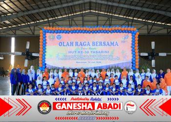 Olahraga Bersama Warnai Peringatan HUT Ke-38 Yasarini di Lanud Sultan Hasanuddin