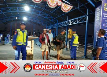 Patroli Malam Satpolairud Polresta Denpasar di Serangan, Wujudkan Keamanan Kawasan Dermaga dan Pantai