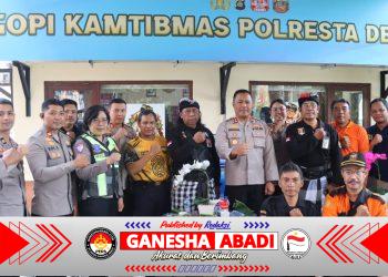 Ngopi Kamtibmas Polresta Denpasar Bersama Senkom dan Pecalang, Perkuat Sinergi Cegah Kejahatan Konvensional hingga Kejahatan Siber